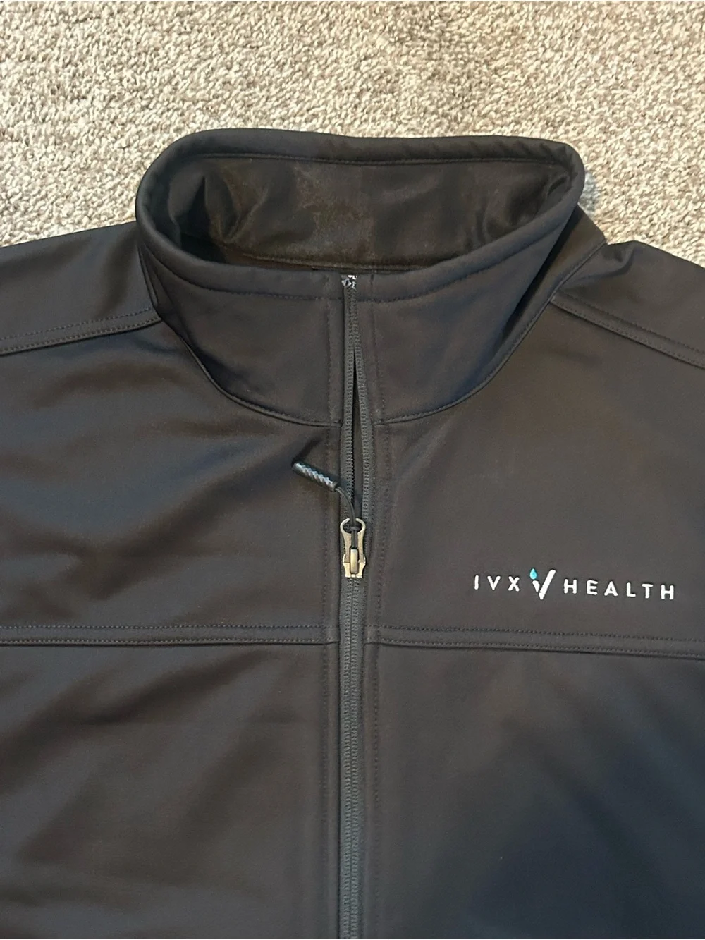 NWT The North Face Ridgewall Soft Shell Vest Mens XL Black Full Zip IVX Health